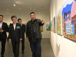 중구, 충무아트센터서 '거리 아트갤러리 특별전'...지상기기함에 예술을 입히다 기사 이미지